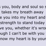 If you’re not the one