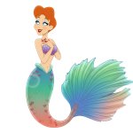 mermaid red