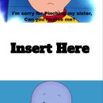 Who denies Caillou's apology