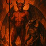 Satan and Beelzebub in Hell