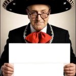 Chuck Schumer mariachi with sign