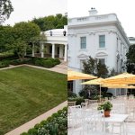White House Rose Garden Trump's McDonald's Patio