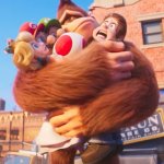 Donkey Kong hug