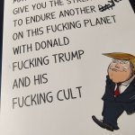 Trump birthday card