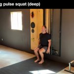 quads - rolling pulse squat (deep) GIF Template