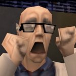 Scientist when he find out who ate his donut