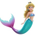 Princess Peach as a mermaid