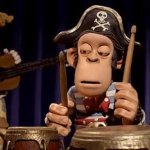 Monkey Drum Joke GIF Template