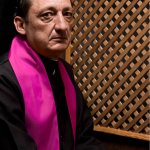 Priest confessing doubtful / serious template