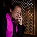 Priest confessing shocked / curious