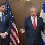 Bibi and JD Vance meme