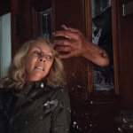 halloween ends laurie strode door