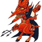 Cartoon demon