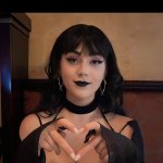 Nice goth chick blank