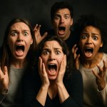 persones gritan de terror