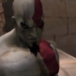 God of War Kratos creepy smirk GIF Template