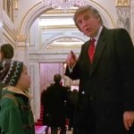 Donald Trump Home alone