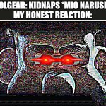 Mr. Tweedy's Revenge | ZOLGEAR: KIDNAPS *MIO NARUSE*
MY HONEST REACTION: | image tagged in mr tweedy's revenge,chicken run,anime,mio naruse,based,deep fried | made w/ Imgflip meme maker