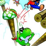 Mario sacrificing Yoshi template