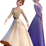 Anna and Elsa (Fall Dresses)