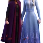 Anna and Elsa (Frozen 2) Png