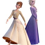 Anna and Elsa (Frozen II) PNG