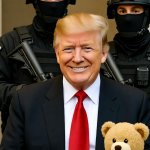 Big Daddy Trump Teddy Bear SWAT Guard Republican meme
