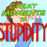 Great moments in stupidity template