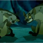 The lion king Hyenas
