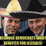 Hakeem Jeffries & Chuck Schumer hats