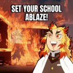 Set ur skl ablaze <3 meme