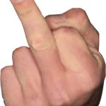 middle finger left hand