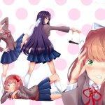 DDLC Monika Emberassed