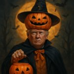 Donald Trump im Halloween Kostüm