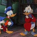 Scrooge and Fred