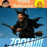 Hillary Witch Broomstick Rider