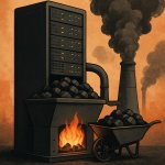 Server running with coal