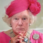 Trump’s Face Onto the Queen’s