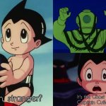 astro boy scared of what