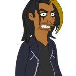 Adi Shankar in Simpsons Style