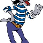 Wolf dresses sailor outfit