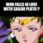 who falls in love with sailor pluto ?
