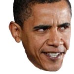 angry obama head