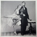 photo of abe lincoln and marylin monroe