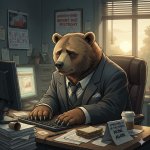 Tired Business bear