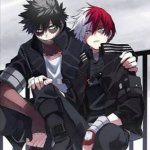 Dabi and Todoroki chilling