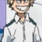 bakugo smiling creepily