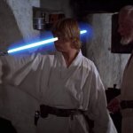 Luke Skywalker Stabs eye
