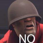 Team Fortress 2 Soldier Says No