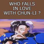 who falls in love with chun-li ?